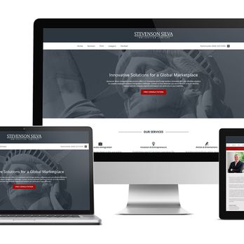 Blue Fox Designs - Responsive website for Stevenson Silva Immigration Lawyers. - Web Design Near Me