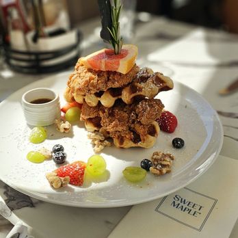 Sweet Maple - Chicken Croffle - Breakfast & Brunch Near Me - Cupertino, California