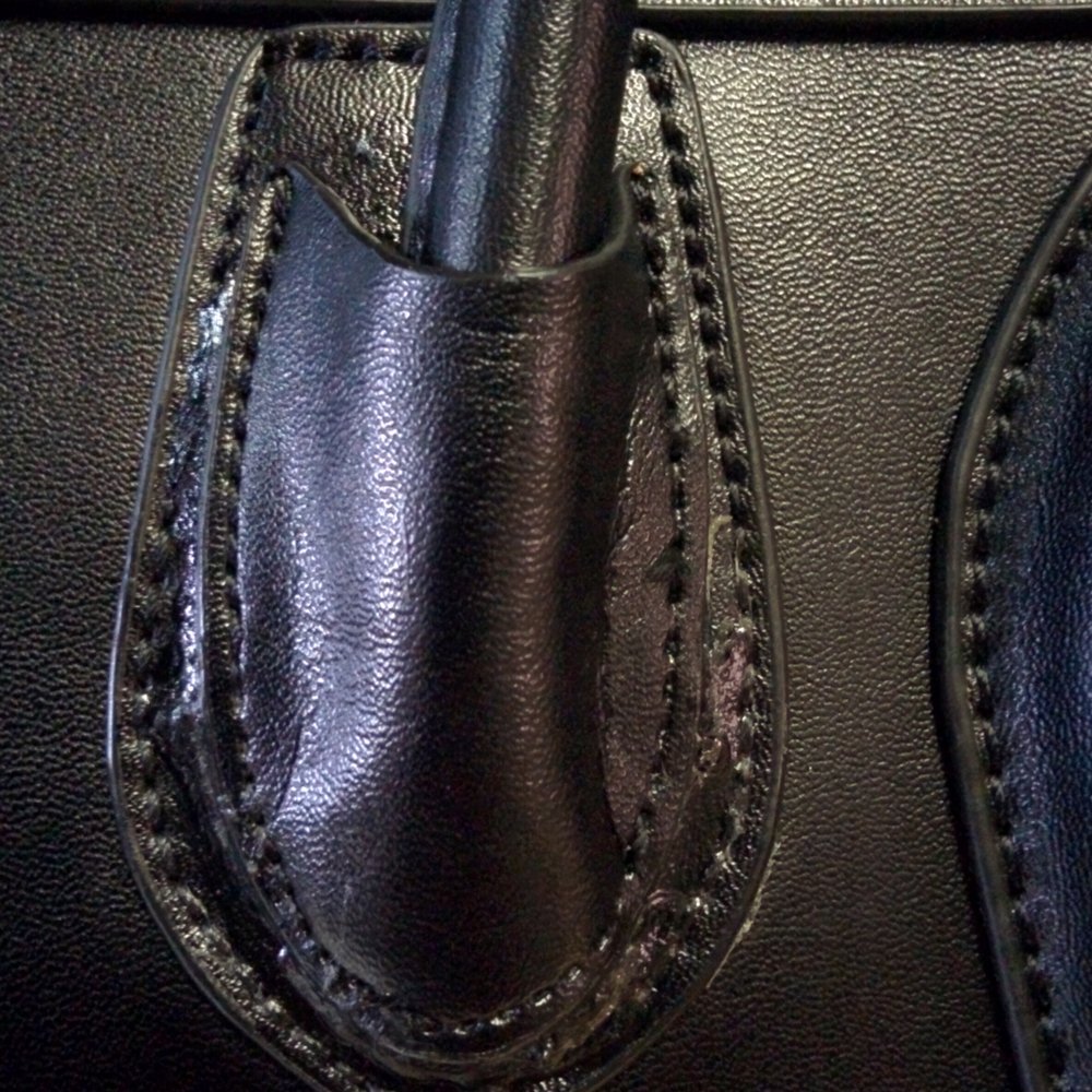 Left side of strap after glue fix