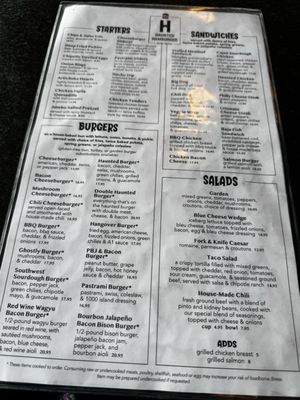 Menu photo 4 Haunted Hamburger Jerome, AZ