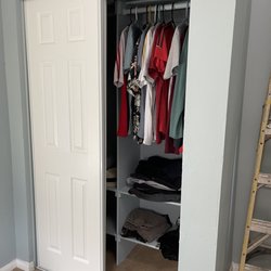 Mountain View Centers - His own closet  :)