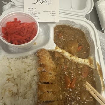 Kaz To-Go - Katsu-Curry. Yum!!!! - Japanese Near Me - Santa Barbara, California Kaz To-Go - Katsu-Curry. Yum!!!! - Japanese Near Me - Santa Barbara, California