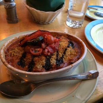 Fiddle River Restaurant - Bison Lasagna. - Seafood Near Me - Jasper, Alberta