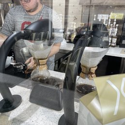 A proper pour-over! Single origin, ground to order!