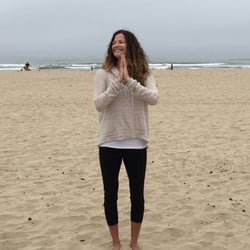 Pismo Beach Yoga - Love that smile!
