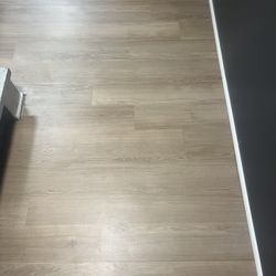 Luxury Vinyl Basement Flooring by Stairs