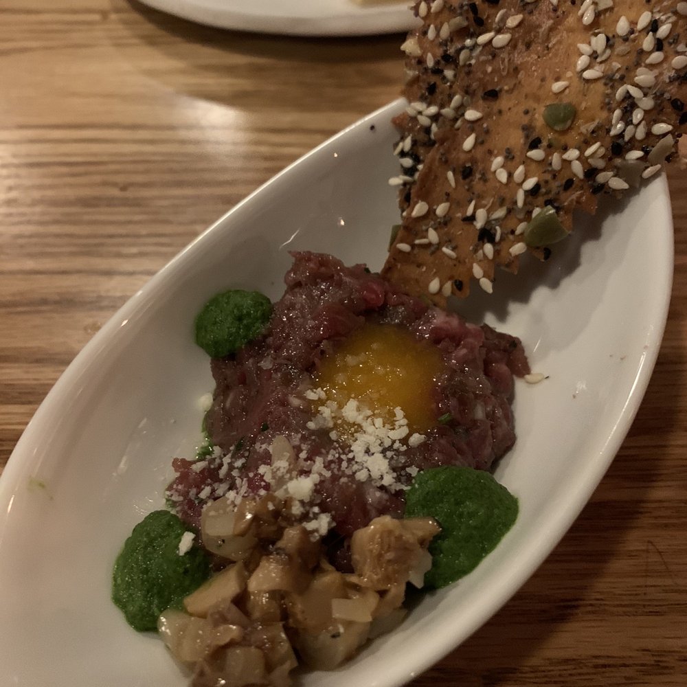 Carrello - Beef tartar tapas - Italian Near Me - Seattle, Washington Carrello - Beef tartar tapas - Italian Near Me - Seattle, Washington