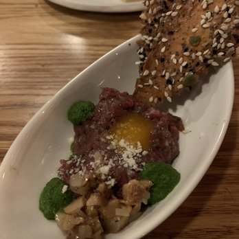 Carrello - Beef tartar tapas - Italian Near Me - Seattle, Washington Carrello - Beef tartar tapas - Italian Near Me - Seattle, Washington