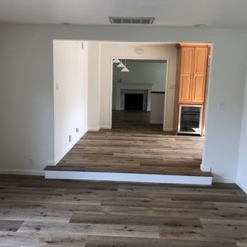 The Floor Store - Living room into kitchen after - Flooring Near Me - San Rafael, California