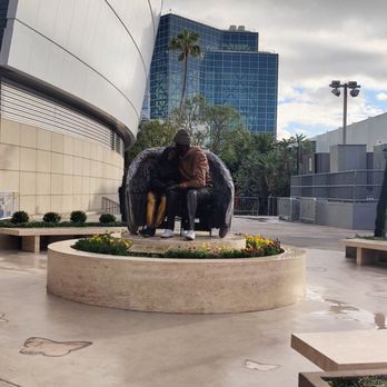 Crypto Arena - The new Kobe and Gigi statue...RIP - Stadiums & Arenas Near Me - Los Angeles, California