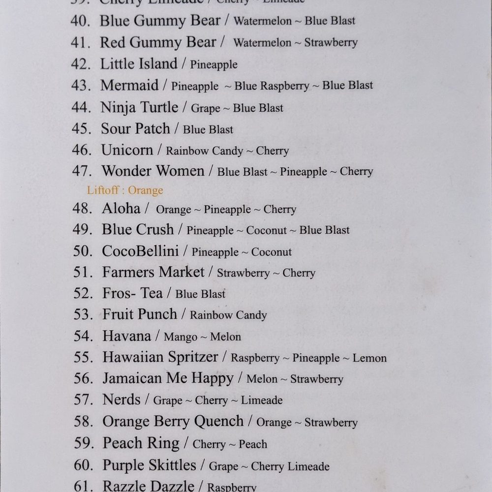 Nutrition Time - Tea menu - page 3 - Juice Bars & Smoothies Near Me - Nashville, Tennessee