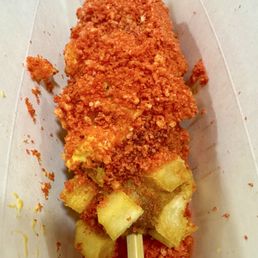 #8 Potato Hot Dog (add Hot Cheetos)