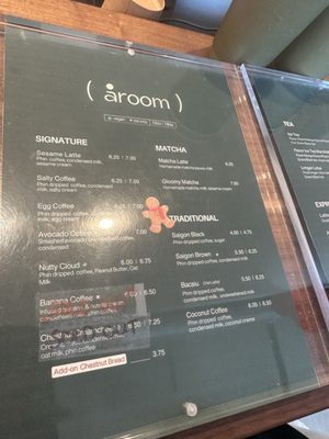 Menu photo 8 Aroom Coffee Seattle, WA