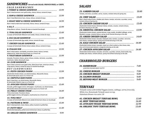 Menu photo 2 Triquest Cafe Irvine, CA Menu photo 2 Triquest Cafe Irvine, CA