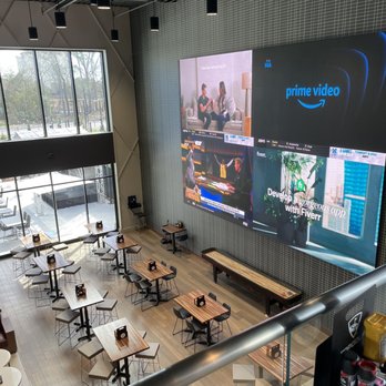Topgolf - View from the upstairs bar and seating area - Golf Near Me - North Charleston, South Carolina