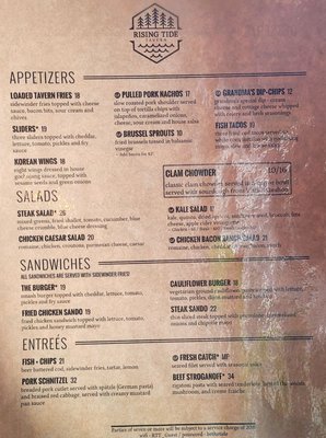 Menu photo 7 Rising Tide Tavern Pacific Beach, WA Menu photo 7 Rising Tide Tavern Pacific Beach, WA