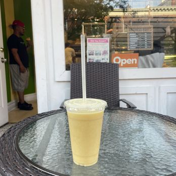 Jenny On The Greens - #18. Passion Fruit, Pineapple, Kiwi, Honey, Lemon Smoothie - Juice Bars & Smoothies Near Me - Brooklyn, New York Jenny On The Greens - #18. Passion Fruit, Pineapple, Kiwi, Honey, Lemon Smoothie - Juice Bars & Smoothies Near Me - Brooklyn, New York