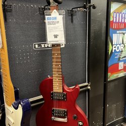 Guitar Center - The cheapest electric at this Guitar Center as of 7/24/23. Played pretty well too, low action and good intonation.