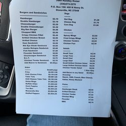 Hundley's - Menu page 2