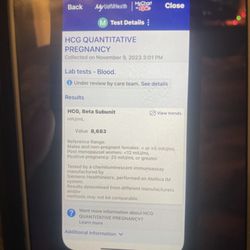Pregnancy Help Clinic - Test results