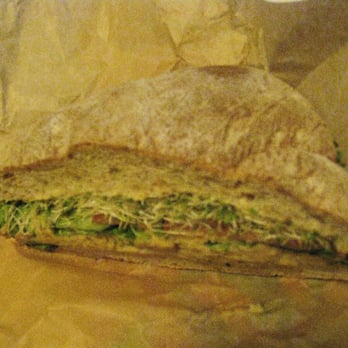 Peace Café - Cilantro Hummus Sandwich (You get the full one for $8.65) - Vegan Near Me - Honolulu, Hawaii Peace Café - Cilantro Hummus Sandwich (You get the full one for $8.65) - Vegan Near Me - Honolulu, Hawaii
