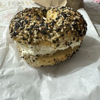 Fuhgedaboudit Bagel - Everything Bagel - Bagels Near Me - Spring, Texas Fuhgedaboudit Bagel - Everything Bagel - Bagels Near Me - Spring, Texas