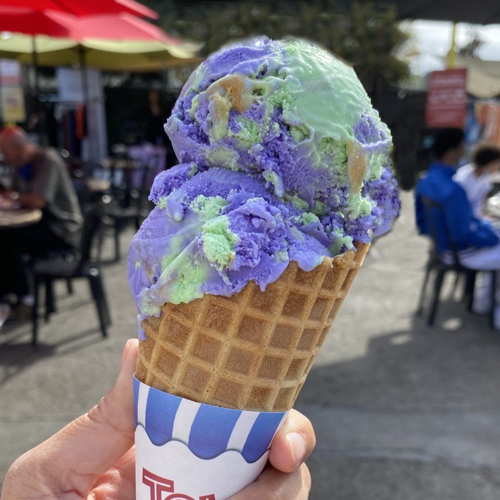 Marley's Streats - Ube pandan crunch ice cream - Cupcakes Near Me Marley's Streats - Ube pandan crunch ice cream - Cupcakes Near Me