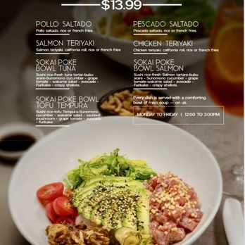SOKAI SUSHI BAR KENDALL - Lunch menu - Japanese Near Me - Miami, Florida SOKAI SUSHI BAR KENDALL - Lunch menu - Japanese Near Me - Miami, Florida