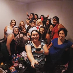 Krazy Karaoke - Group photo with the bride!! So much fun!!!