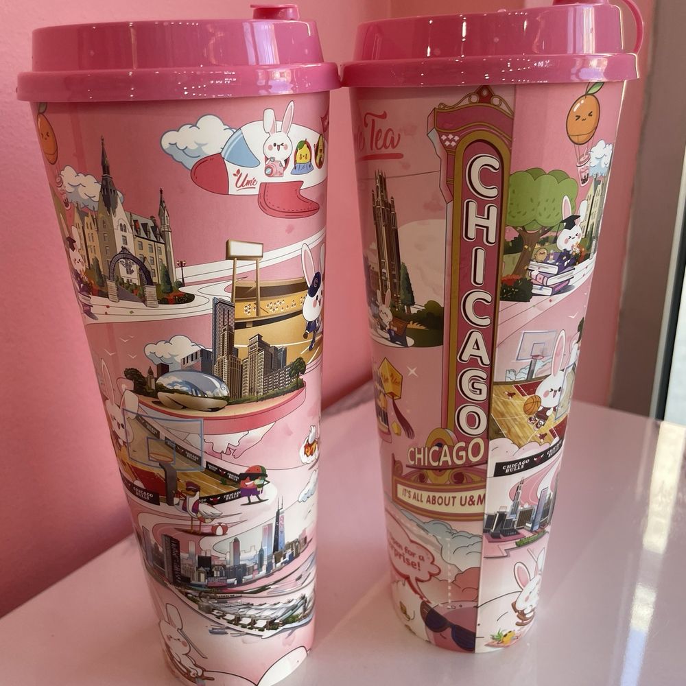 Ume Tea - Love the Chicago/Evanston themed surprise plushie cups. Access to the plushie is a cutout found on the bottom third of the cup - Bubble Tea Near Me - Evanston, Illinois Ume Tea - Love the Chicago/Evanston themed surprise plushie cups. Access to the plushie is a cutout found on the bottom third of the cup - Bubble Tea Near Me - Evanston, Illinois