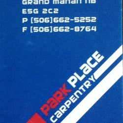 Park Place Carpentry - Business card