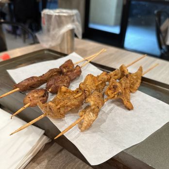 Meet U BBQ - chicken hearts are a must! - Barbeque Near Me - San Gabriel, California
