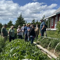 Bonavista Social Club - Garden orientation with Katie's dad