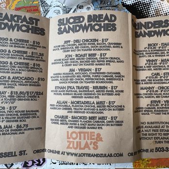 Lottie and Zulas - Page One - Breakfast & Brunch Near Me - Portland, Oregon Lottie and Zulas - Page One - Breakfast & Brunch Near Me - Portland, Oregon