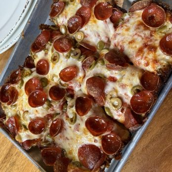 Wrestaurant At The Palace - Pepperoni and olives - Pizza Near Me - Saint Paul, Minnesota