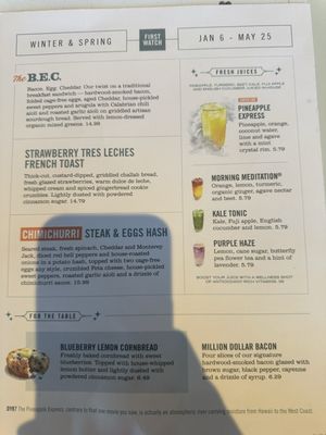 Menu photo 4 First Watch Henderson, NV