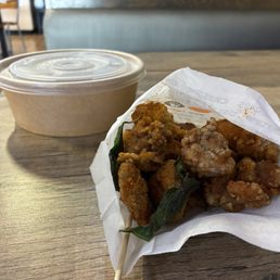 popcorn chicken! so damn good