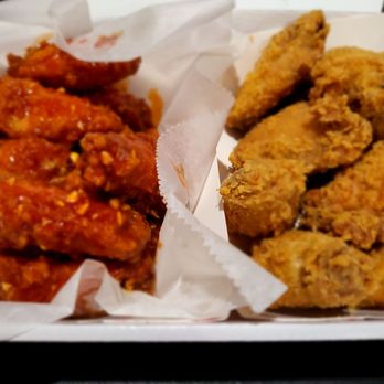 bb.q Chicken Buffalo - Amherst - Spicy secret sauced bone in wings and original golden bone in wings. - Korean Near Me - Williamsville, New York bb.q Chicken Buffalo - Amherst - Spicy secret sauced bone in wings and original golden bone in wings. - Korean Near Me - Williamsville, New York
