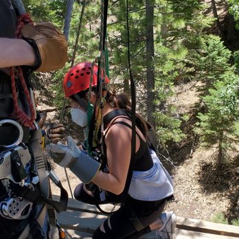 Ziplines at Pacific Crest - Repelling! Mind over matter when you jump lol - Ziplining Near Me - Wrightwood, California Ziplines at Pacific Crest - Repelling! Mind over matter when you jump lol - Ziplining Near Me - Wrightwood, California