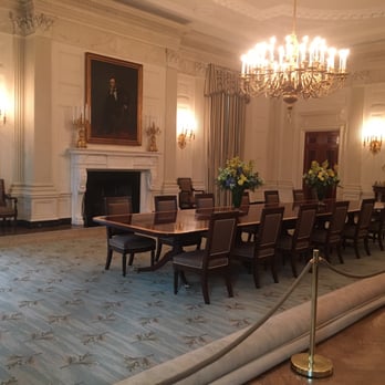 The White House - Dining room - Landmarks & Historical Buildings Near Me - Washington, DC, District of Columbia