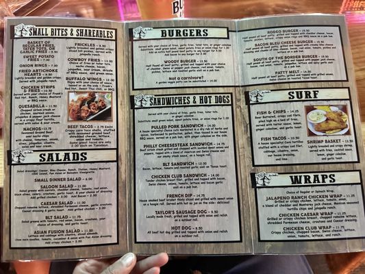 Menu photo 1 Cedarwood Saloon Grants Pass, OR Menu photo 1 Cedarwood Saloon Grants Pass, OR