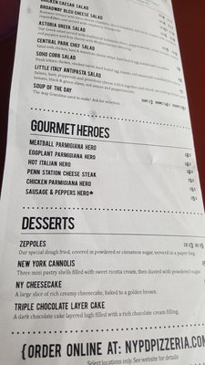 Menu photo 4 NYPD Pizza The Villages, FL