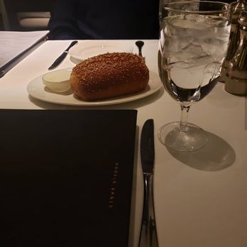 Del Frisco's Double Eagle Steakhouse - Sesame loaf with creamy butter - Seafood Near Me - Boston, Massachusetts Del Frisco's Double Eagle Steakhouse - Sesame loaf with creamy butter - Seafood Near Me - Boston, Massachusetts
