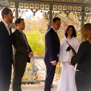 Amy Voltaire Wedding Officiant - Wedding ceremony at Ladies Pavilion Central Park. - Officiants Near Me - Staten Island, New York Amy Voltaire Wedding Officiant - Wedding ceremony at Ladies Pavilion Central Park. - Officiants Near Me - Staten Island, New York
