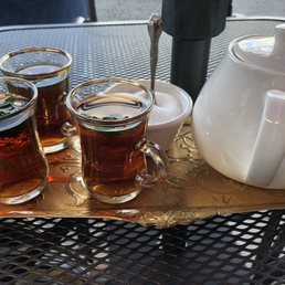 Delicious tea for three Delicious tea for three