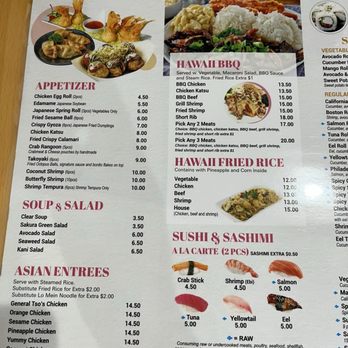 Sakura Hawaii BBQ & Ramen - Menu - Hawaiian Near Me - Columbus, Ohio Sakura Hawaii BBQ & Ramen - Menu - Hawaiian Near Me - Columbus, Ohio