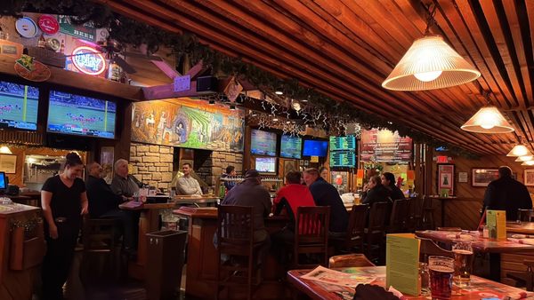 Photo of Blind Tiger Brewery & Restaurant - Topeka, KS, US. Bar Area