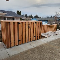 2 Rivers Construction Services    - Trash enclosure,  and fence.