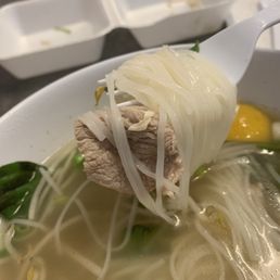 This is beef  PHO, chewy as hell and no flavor