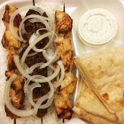 KERB Restaurant - Lamb & chicken shish kabobs !!!